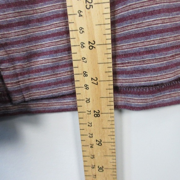 Faherty Freemont Stripe Polo Shirt Men M Long Sleeve Pima Cotton Casual 260 - Picture 9 of 9